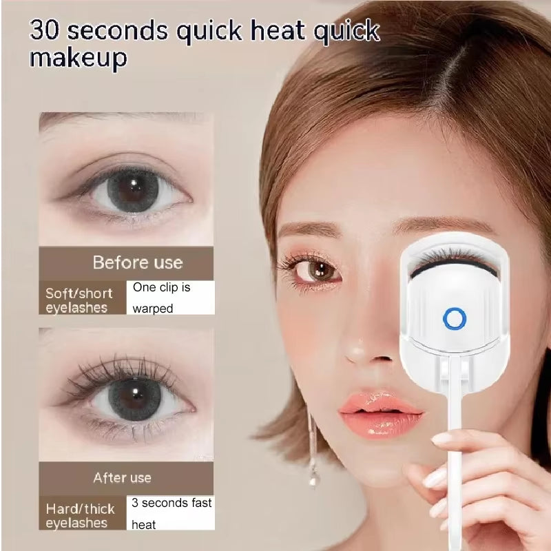 1Pc Electric Eyelash Curler, Heated Eyelash Curler, Curling Device, Portable Electric Eyelash Curler, Electric Eyelash Curler